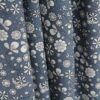 Jersey Blumen Fantastico dunkelblau Stoffonkel
