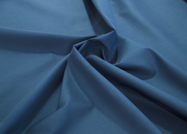 Stoff Baumwolle Blau