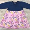 Nähpaket Kleid Indigo lange Ärmel Vögel