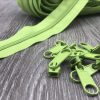 Reißverschluss Endlos mit Zipper hellgrün