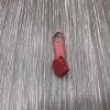 Reißverschluss Endlos Detail unten rot