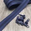 Reißverschluss Endlos mit Zipper marineblau
