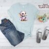 Bügelbild Drache Pusteblume weiß Größe M Kindershirt