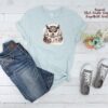 Eule Bügelbild Größe M Kindershirt