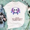 Bügelbild Springspinne Größe L Damenshirt