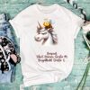 Funny Einhorn Biene Bügelbild Größe L Damenshirt
