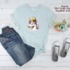 Funny Einhorn Biene Bügelbild Größe M Kindershirt