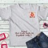 Bügelbild Blumenfee feurig rot Größe S Kindershirt