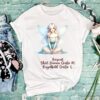 Blumenfee himmlisch blau Größe L Damenshirt