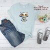 Rostiger Roboter Silber Bügelbild Größe M Kindershirt