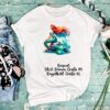 Bügelbild Meerjungfrau Stein grün Größe XL Damenshirt