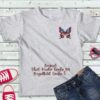 Schmetterling Bügelbild Größe S Kindershirt