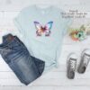 Schmetterling Bügelbild Größe M Kindershirt
