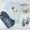 OneLine Gesicht farbig Bügelbild Größe M Kindershirt