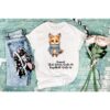 Bügelbild Winter Fuchs Jacke Schal Größe XL Damenshirt