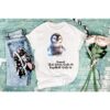 Bügelbild Winter Pinguin Eisscholle Größe XL Damenshirt
