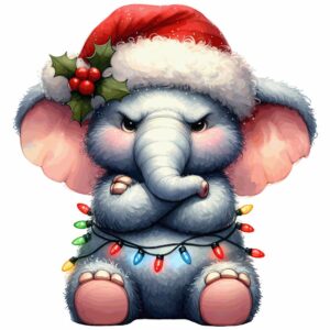 buegelbild-weihnachten-crumpy-elefant