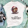 Bügelbild Weihnachten grumpy Löwe Mütze Lichterkette Größe XL Damenshirt