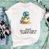 Bügelbild Drache türkis im Ei Größe XL Damenshirt