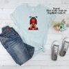 Bügelbild Mädchen Marienkäfer Größe M Kindershirt
