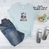 Bügelbild Mädchen Einhorn Größe M Kindershirt