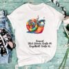 Bügelbild Astronauten Schnecke Größe XL Damenshirt