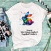 Bügelbild Ostern Hase bunt Stifte Größe XL Damenshirt