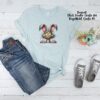 Bügelbild Ostern Hase crazy Größe M Kindershirt