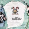 Bügelbild Ostern Hase crazy Größe XL Damenshirt