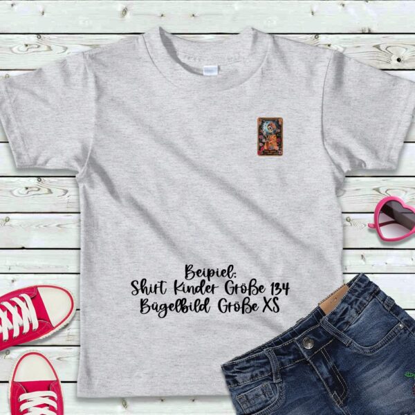 Bügelbild Woman Tarot The Mom Größe XS Kindershirt