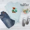 Bügelbild Meerjungfrau Stein grün Größe M Kindershirt