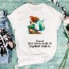 Bügelbild Meerjungfrau Stein grün Größe XL Damenshirt